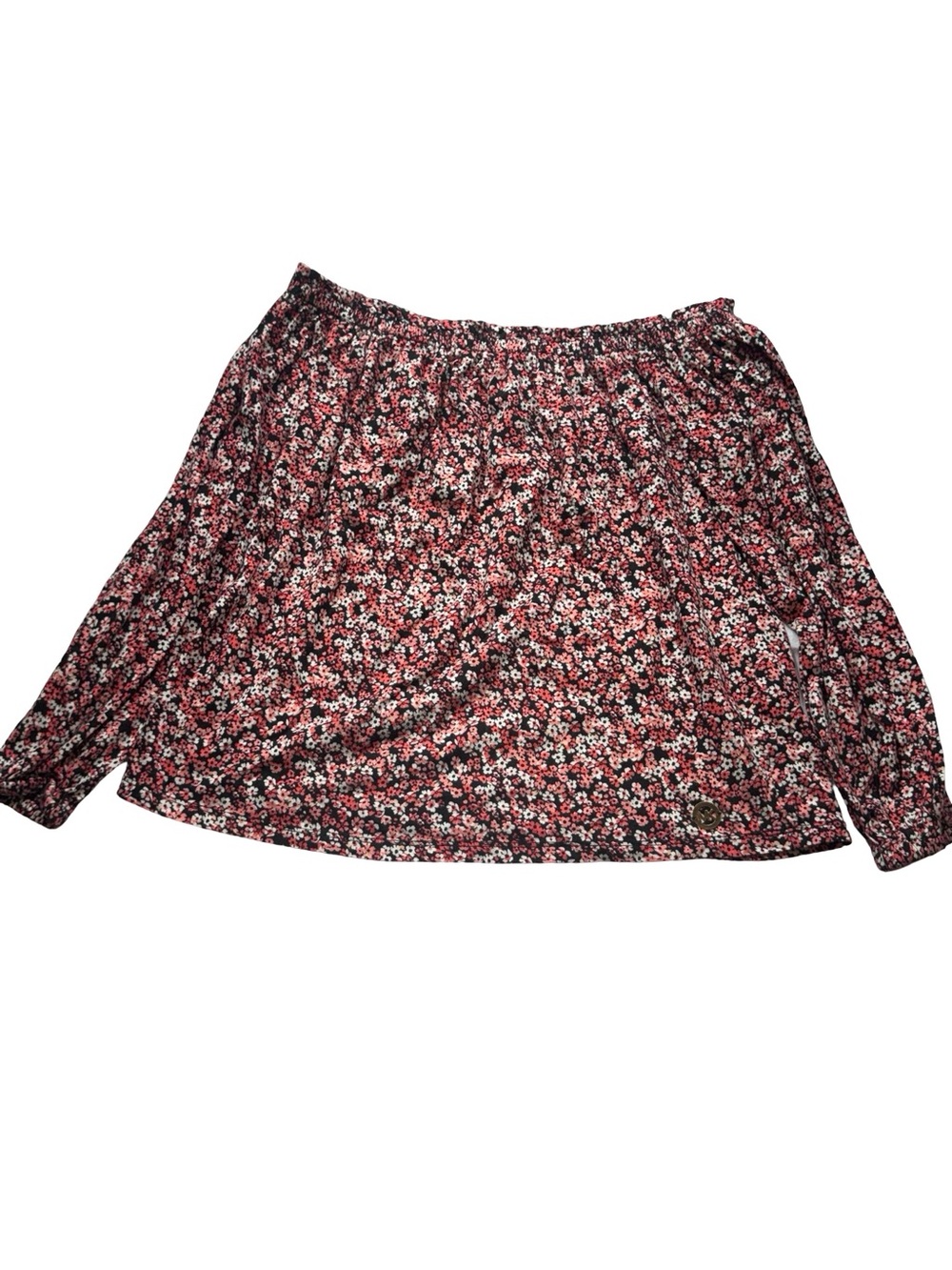 MICHAEL Michael Kors Pink Floral Off-Shoulder Blouse